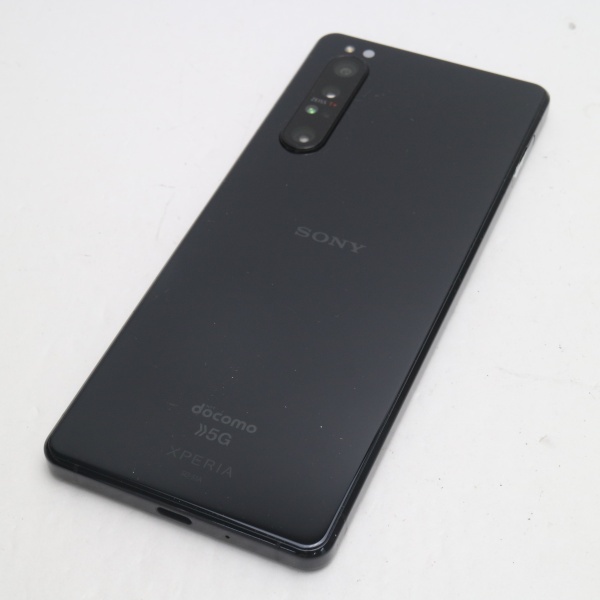 美品 SO-51A Xperia 1 II ブラック スマホ 白ロム あすつく 土日祝発送