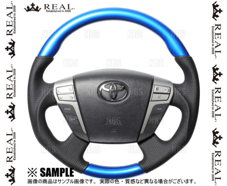 REAL レアル オリジナル (パールブルー/ブルーユーロステッチ) クラウン アスリート GRS200/GRS201/GRS204 2008/2～2012/12 (H20-BLW-BL 31,160円
