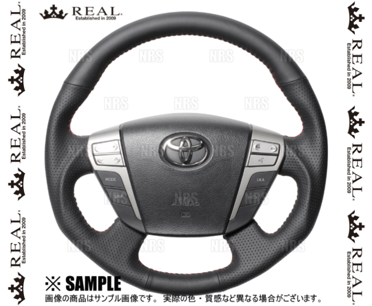 REAL レアル オリジナル (オールレザー/レッドステッチ) ヴェルファイア ANH20W/ANH25W/GGH20W/GGH25W 2008/5～2015/1 (H20-LPB-RD
