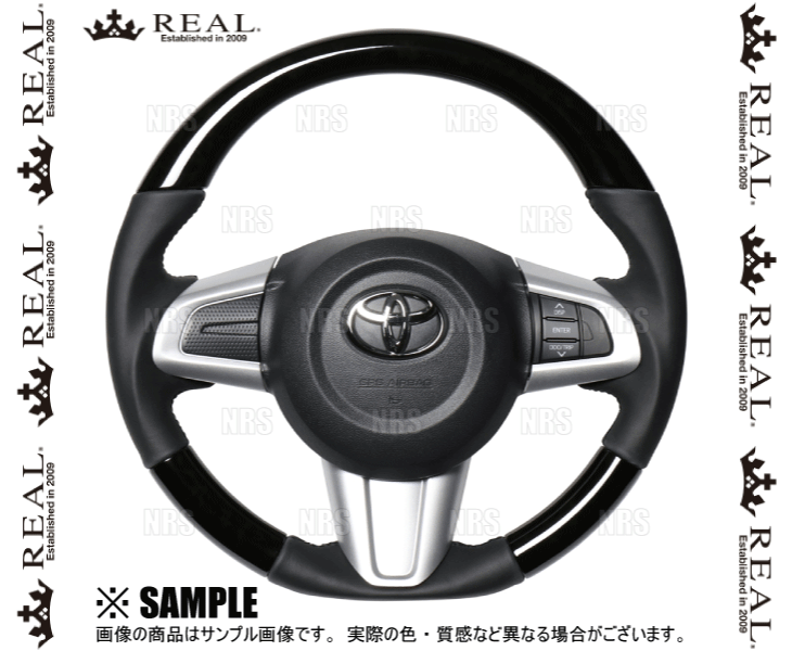 REAL レアル オリジナル (ブラックウッド/ブラックユーロステッチ)　キャスト　LA250S/LA260S　2015/9～ (M90-BKW-BK