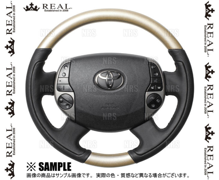 REAL レアル オリジナル (シャンパンウッド/ブラックステッチ) プリウス/EX NHW20 2003/9～2011/12 (20-1-SW 32,800円