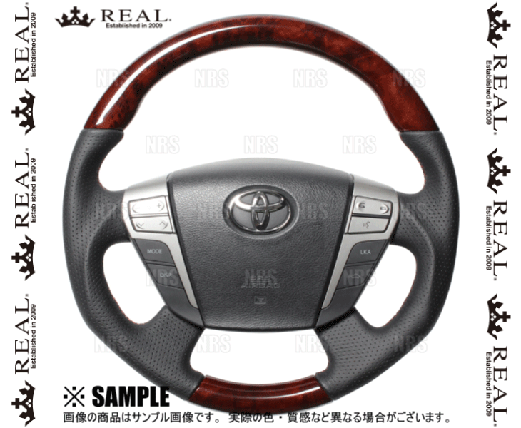 REAL レアル オリジナル (ディープブラウンウッド/ブラウンユーロステッチ) クラウン ハイブリッド GWS204 2008/2～2012/12 (H20-RBW-BR