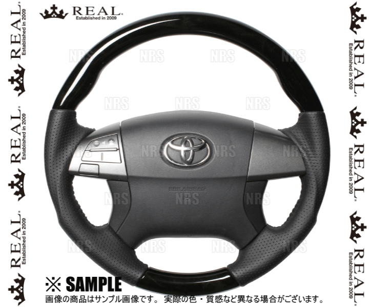 REAL レアル オリジナル (ブラックウッド/ブラックステッチ) NOAH （ノア） ZRR70G/ZRR75G/ZRR70W/ZRR75W 2007/6～2014/1 (R50-BKW-BK 22,960円
