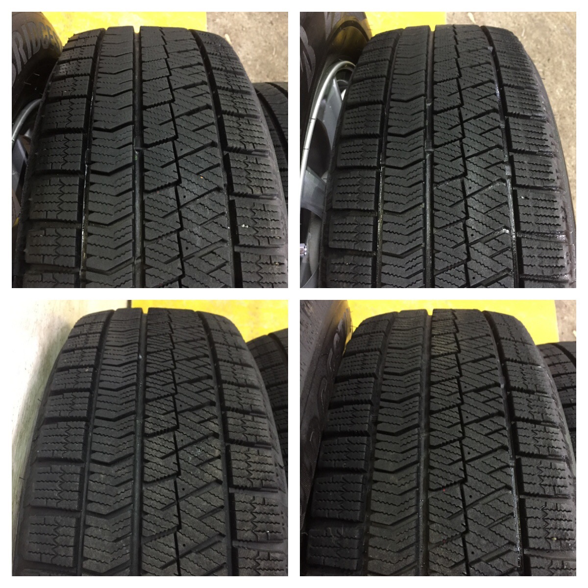 109 BRIDGESTONE BLIZZAK VRX2 195/65R15 8.5分目 エクスファイア オーリス ノア ヴォクシー セレナ ステップワゴン アクセラ 等_画像2