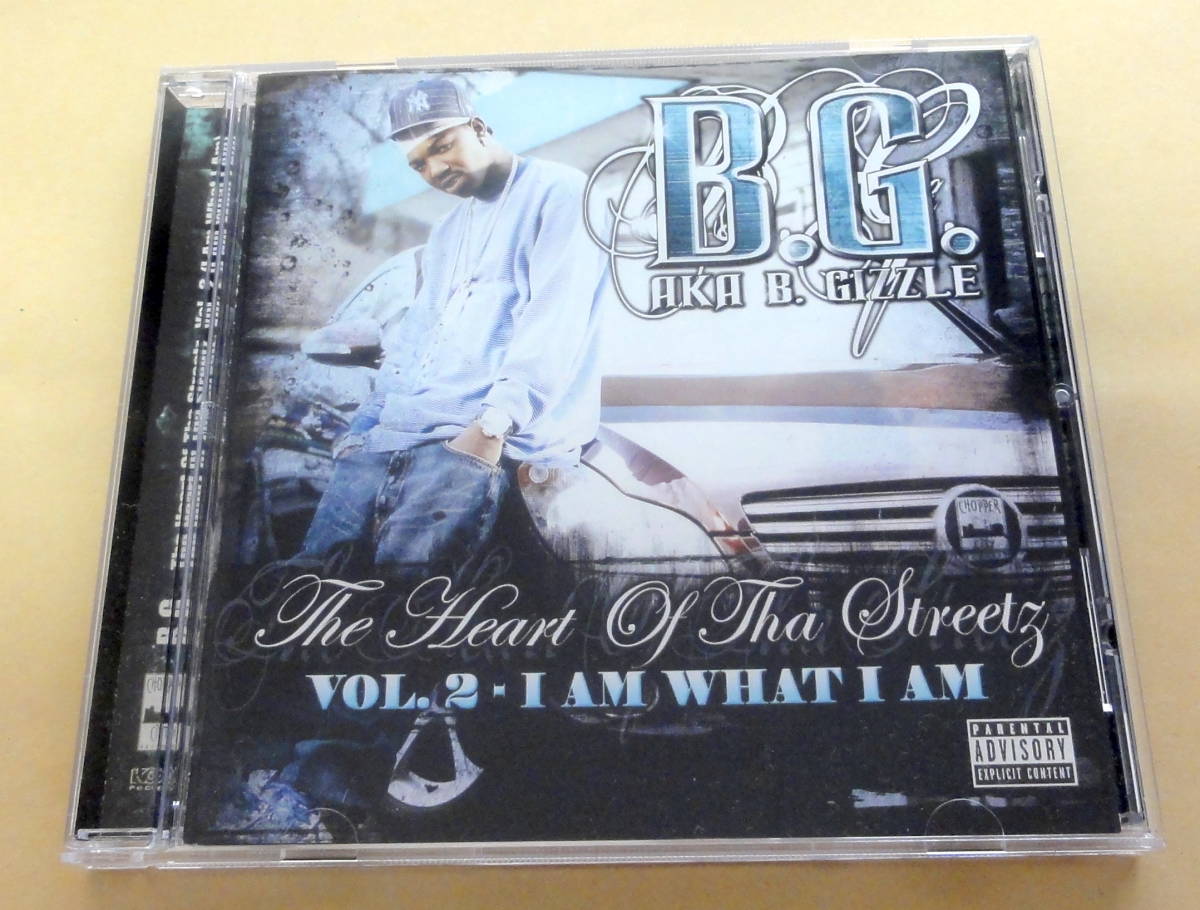 B.G. / The Heart Of Tha Streetz, Vol. 2 (I Am What I Am) CD Gangsta Rap G-Rap hiphop Mannie Fresh_画像1