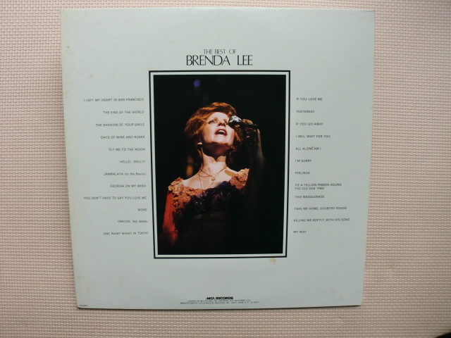 ＊【２LP】ブレンダ・リー／THE BEST OF BRENDA LEE（VIM9201/2）（日本盤）_画像6