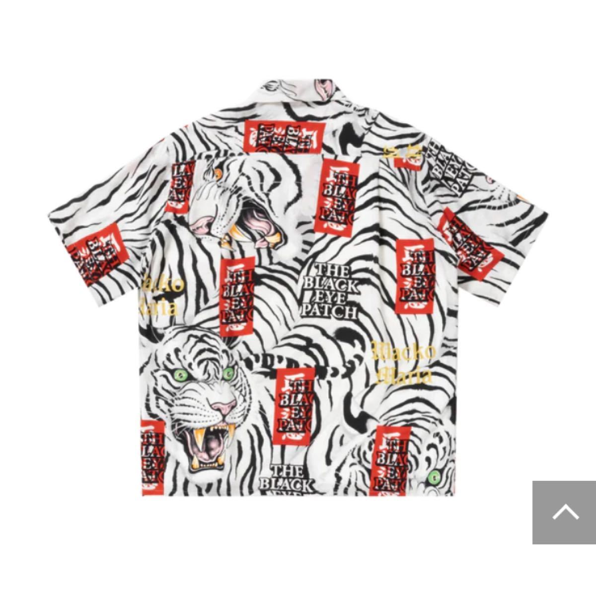 WACKOMARIA×blackeyepatch HAWAIIAN SHIRT S/S WHITE/新品タグ付