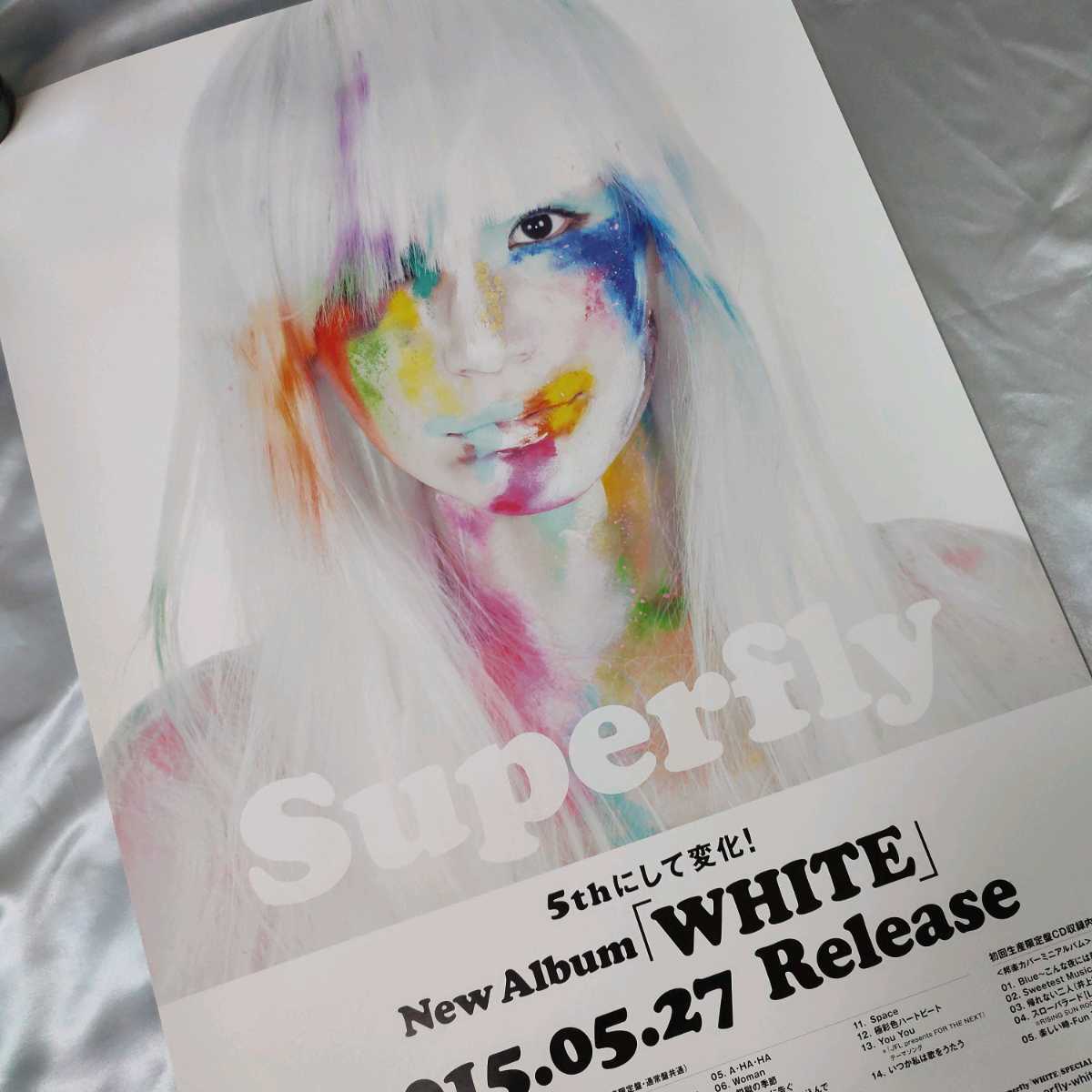 Superfly WHITE ポスター B2サイズ 2015年 | www.fortischennai.com