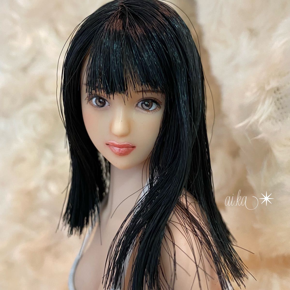 【aika☆】カスタムドールヘッド　tbleague ファイセン　オビツ27 1/6 ドール_画像2