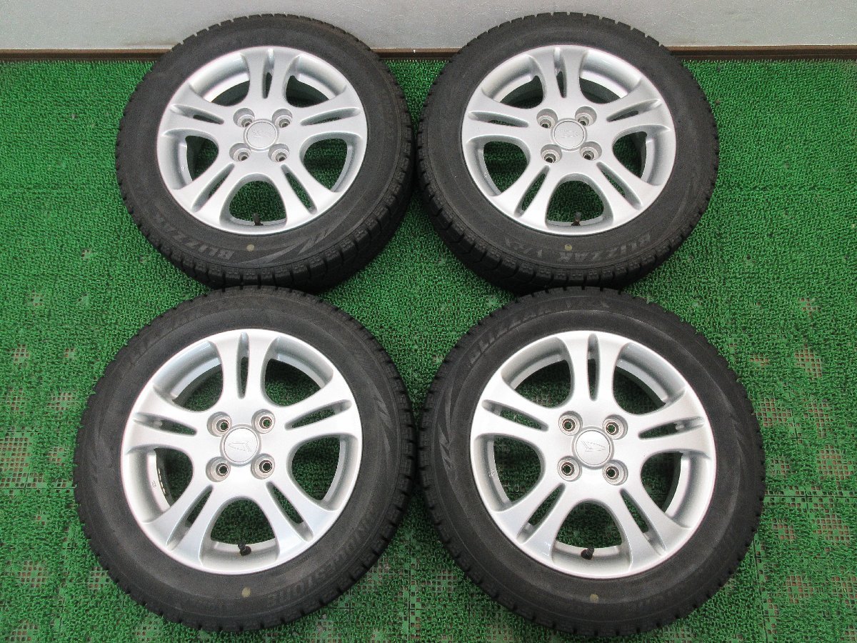 N402【送料無料】155/65R14 超溝高 ブリヂストン スタッドレス VRX 18