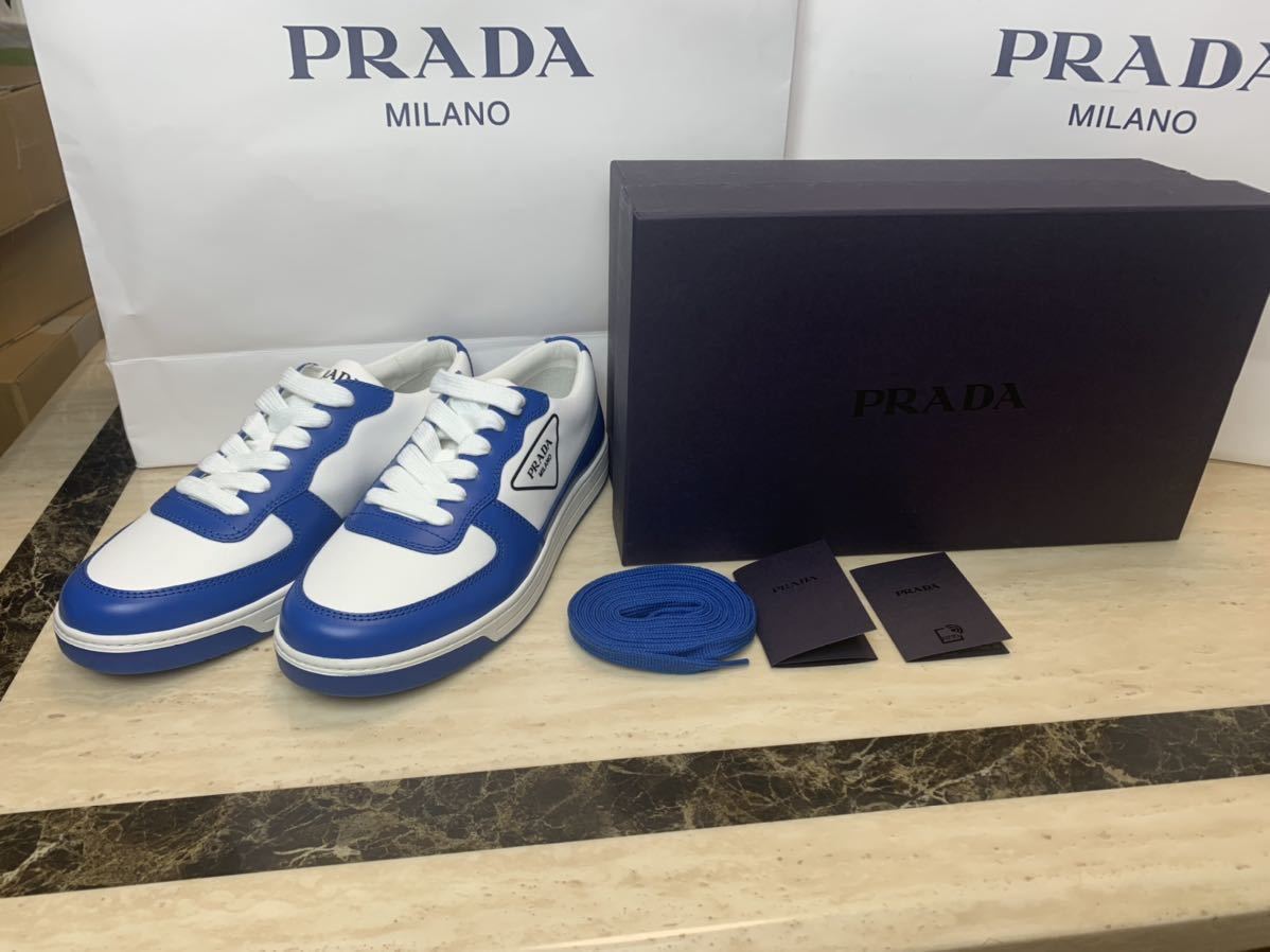 プラダ 未使用 PRADA 未使用 スニーカー リナイロン ホワイト 37 24