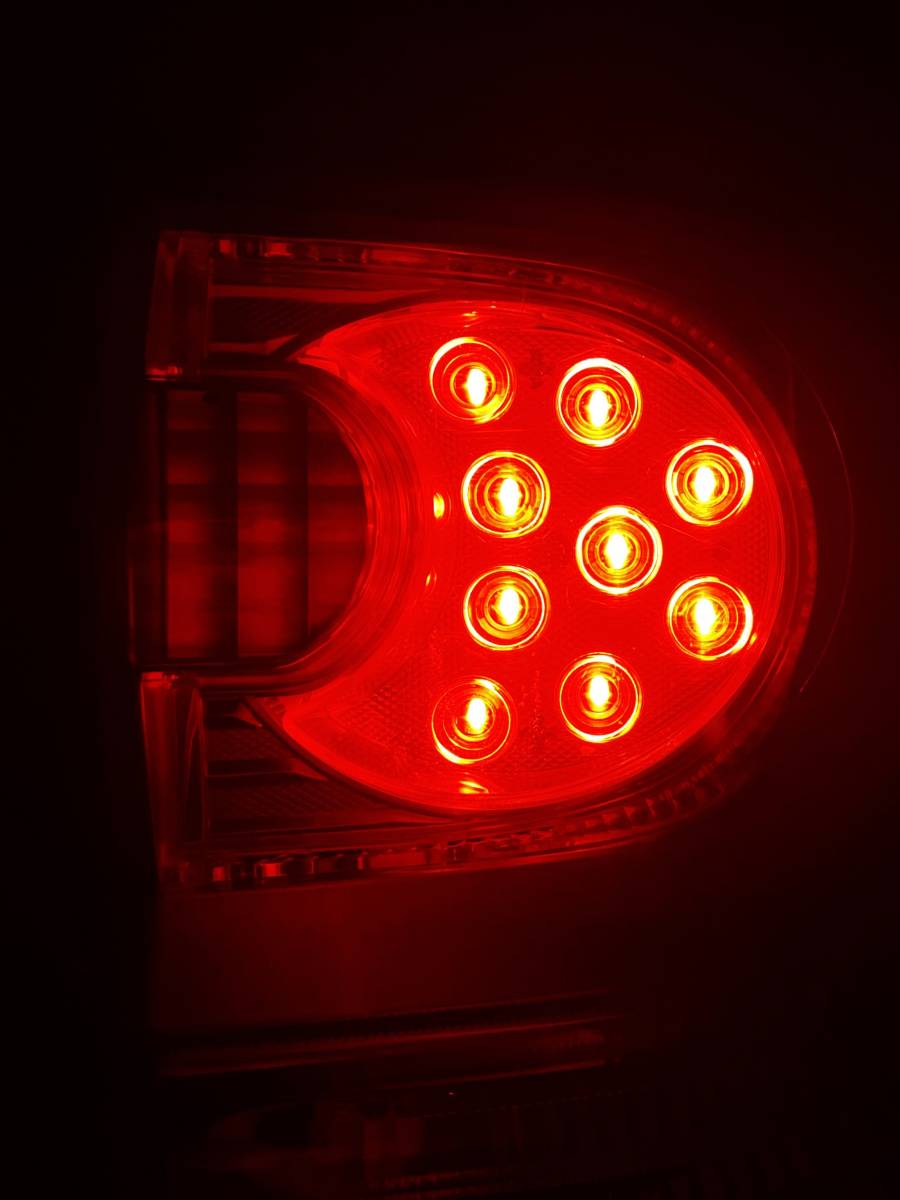 タントカスタム L385S / L375S■ 後期 純正 LED テールランプ クリアテールレンズ 左右セット あまけハーネス付き_画像2