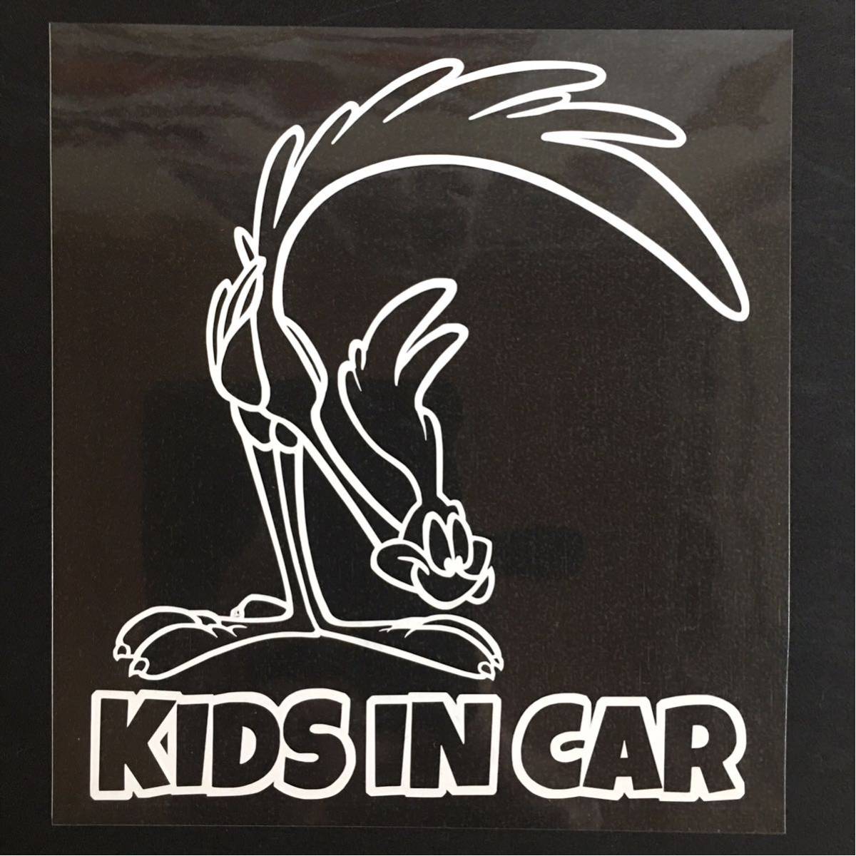 ステッカー KIDS IN CAR ロードランナー_画像1