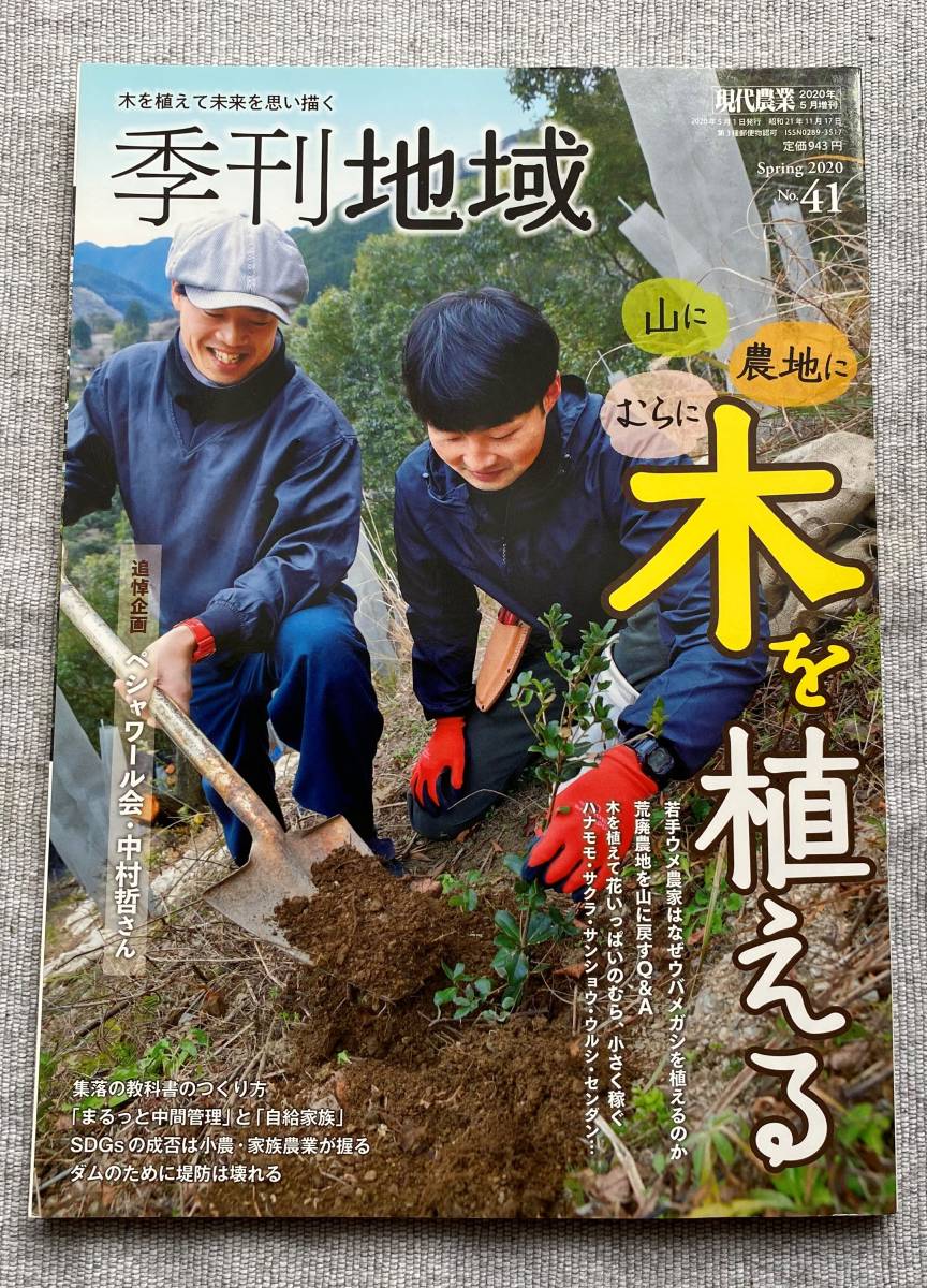 『季刊地域』41～43号　3冊セット　雑木林　免許返納　木を植える_画像2
