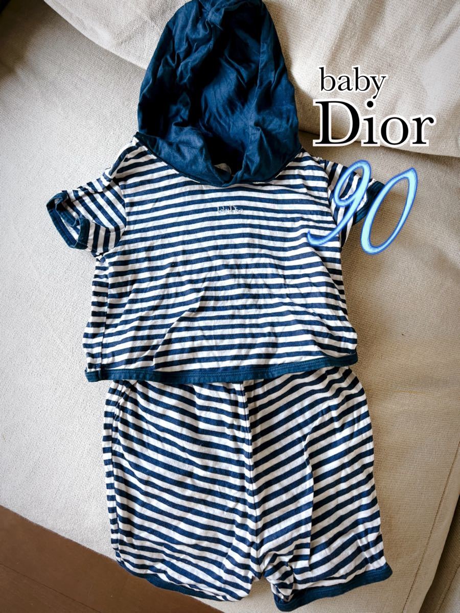 baby Dior セットアップ　男の子　女の子　ベビー服　子供服　ディオール　半袖　半ズボン　コットン