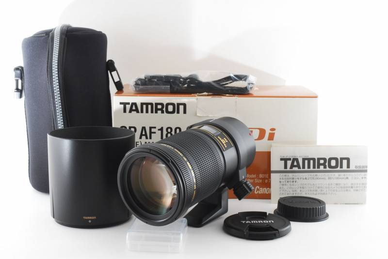 Tamron AF SP Di Macro 180mm F/3.5 B01 キャノン用 交換レンズ 元箱付き