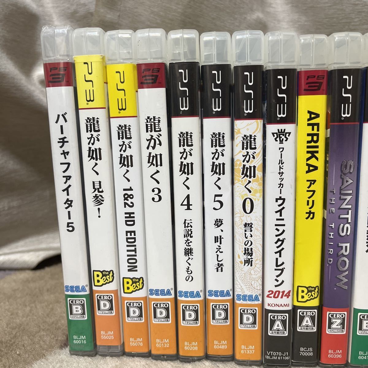 20本セット PS3 PS3ソフト プレステ3 大量 まとめ売り 龍が如く 三国無双 北斗無双