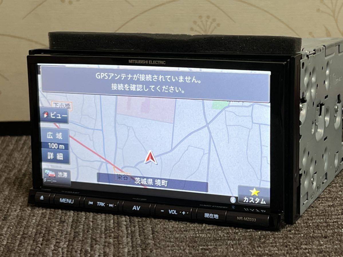 MITSUBISHI 三菱 ( NR-MZ033 -2 ) メモリーナビ S.No ( PLTW000688J P )Fm / Am / Tv / IPOD / DVD / Bluetooth 地図データ 2016_画像2