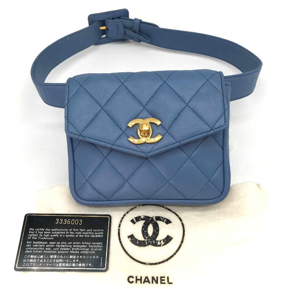 美品】CHANEL ウエストバッグ ココマーク ターンロック 美品】CHANEL ウエストバッグ ココマーク ターンロック