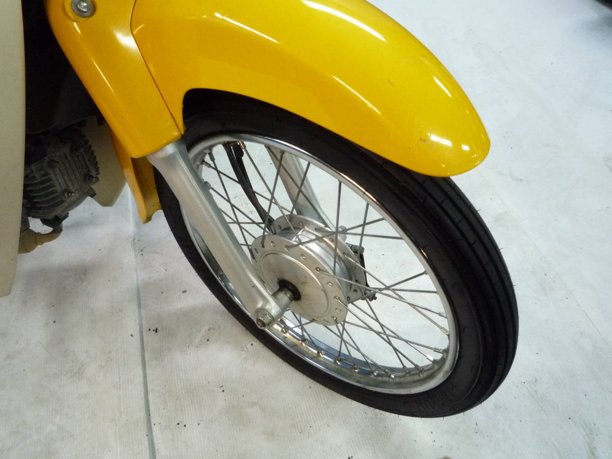 HONDA スーパーカブ50-3 黄 半額配送キャンペーン 限定車体価格 諸経費0円 始動確認済み 自賠保険加入で乗れます 即納車有り 横浜 P-Yard_画像9