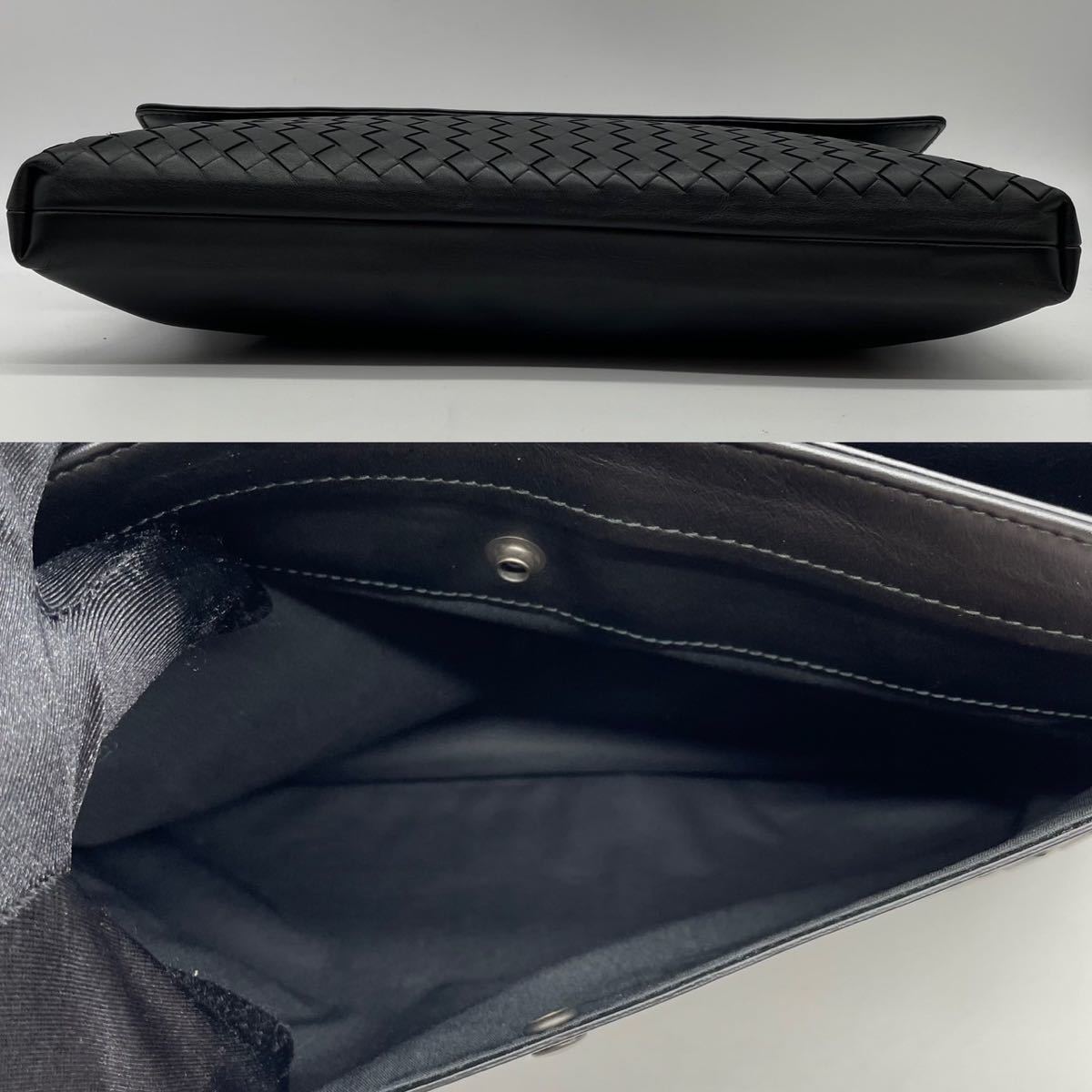 1円《ほぼ未使用A4収納可》BottegaVeneta ボッテガヴェネタ メンズ