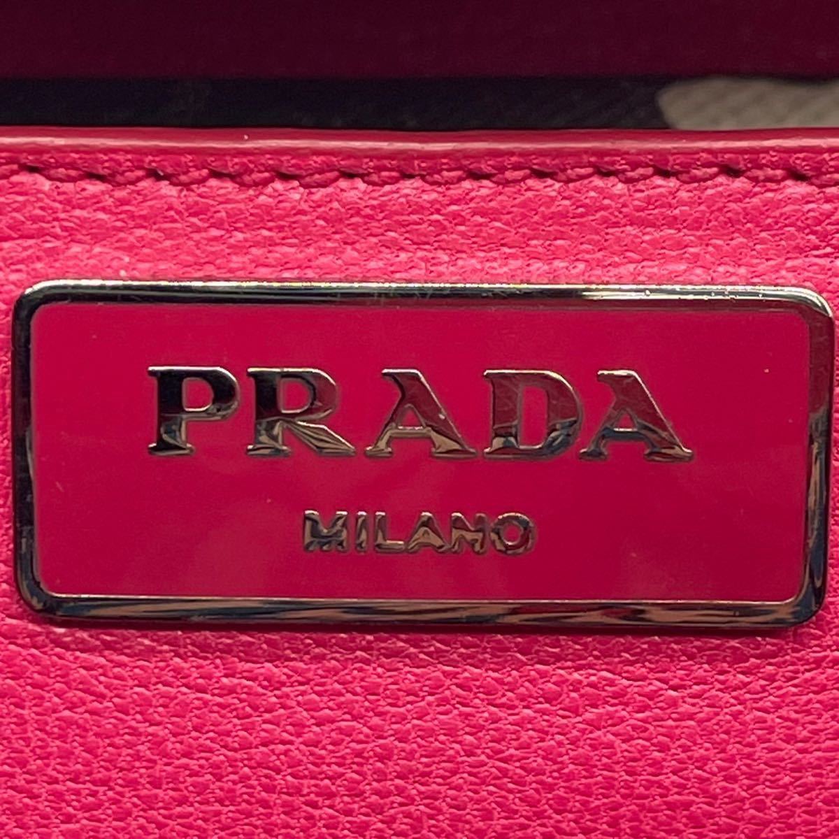 1円《現行品美品》 PRADA プラダ BNK ショルダーバッグ