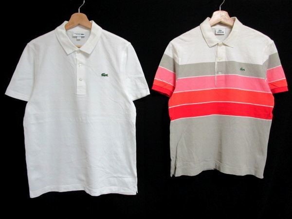 1円～売切★LACOSTE/ラコステ ポロシャツ 大量 33枚セット★古着卸 サイズ2～5 半袖 夏物 トップス オススメ まとめ売り No.U-3_画像6