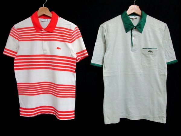 1円～売切★LACOSTE/ラコステ ポロシャツ 大量 33枚セット★古着卸 サイズ2～5 半袖 夏物 トップス オススメ まとめ売り No.U-3_画像8