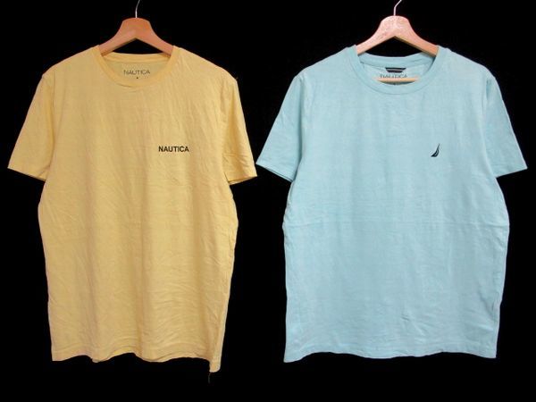 アメリカ輸入★NAUTICA/ノーティカ ワンポイント Tシャツ 大量 33枚セット★古着卸 M/L 春夏物 無地 半袖 USA オススメ まとめ売り No.Y-10_画像8