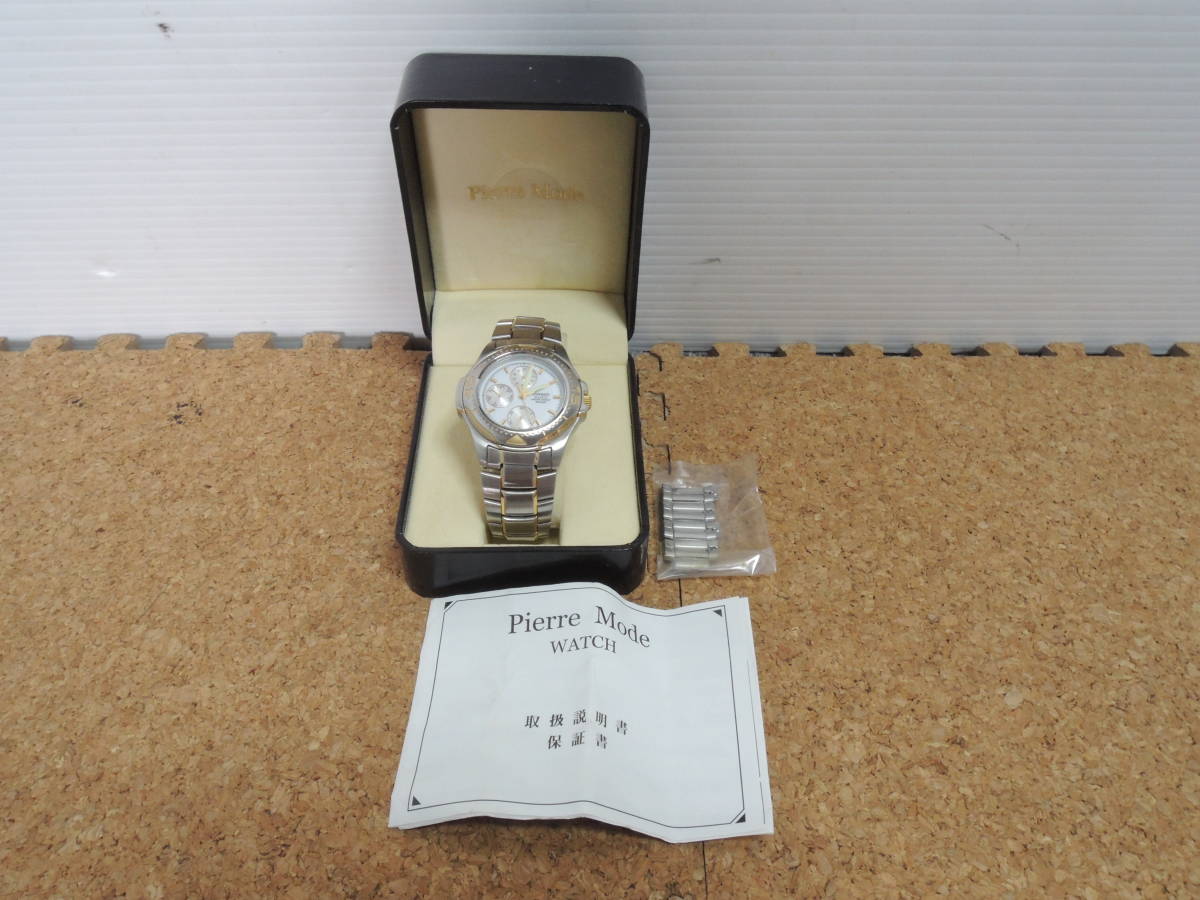 CASIO カシオ クロノグラフ クォーツ 腕時計 MTD-1046 /管理5347A12 