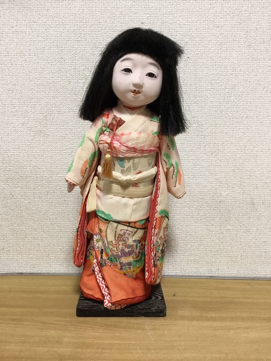 値下げ】 京人形 日本人形 昭和レトロ ヴィンテージ 希少 昭和 前半 の 