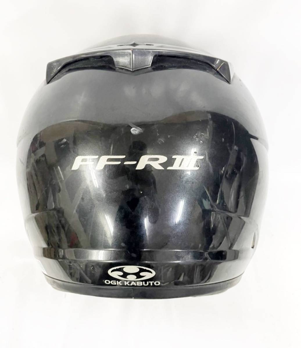 フルフェイスヘルメット ジェットヘルメット オージーケーカブト FF-R3 Lサイズ ブラック_画像2