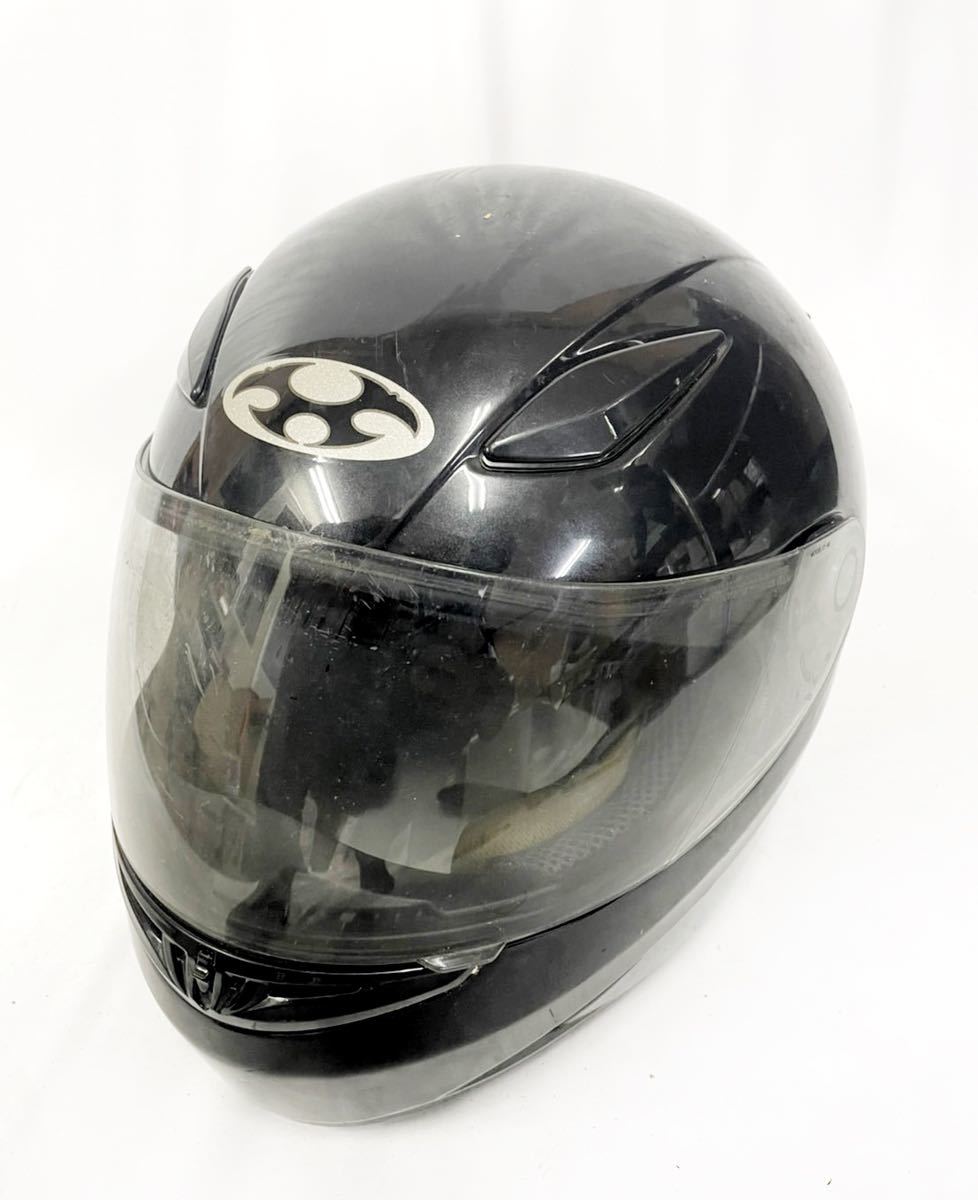 フルフェイスヘルメット ジェットヘルメット オージーケーカブト FF-R3 Lサイズ ブラック_画像1