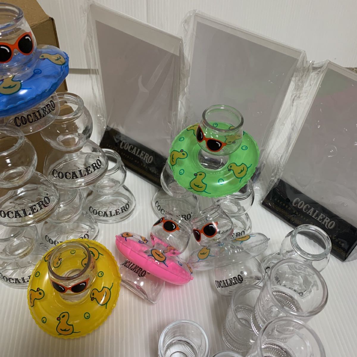 【未使用 限定】 うきわ付 プラスチック製 プラボム コカレロ ボムグラス 5個　コカボム