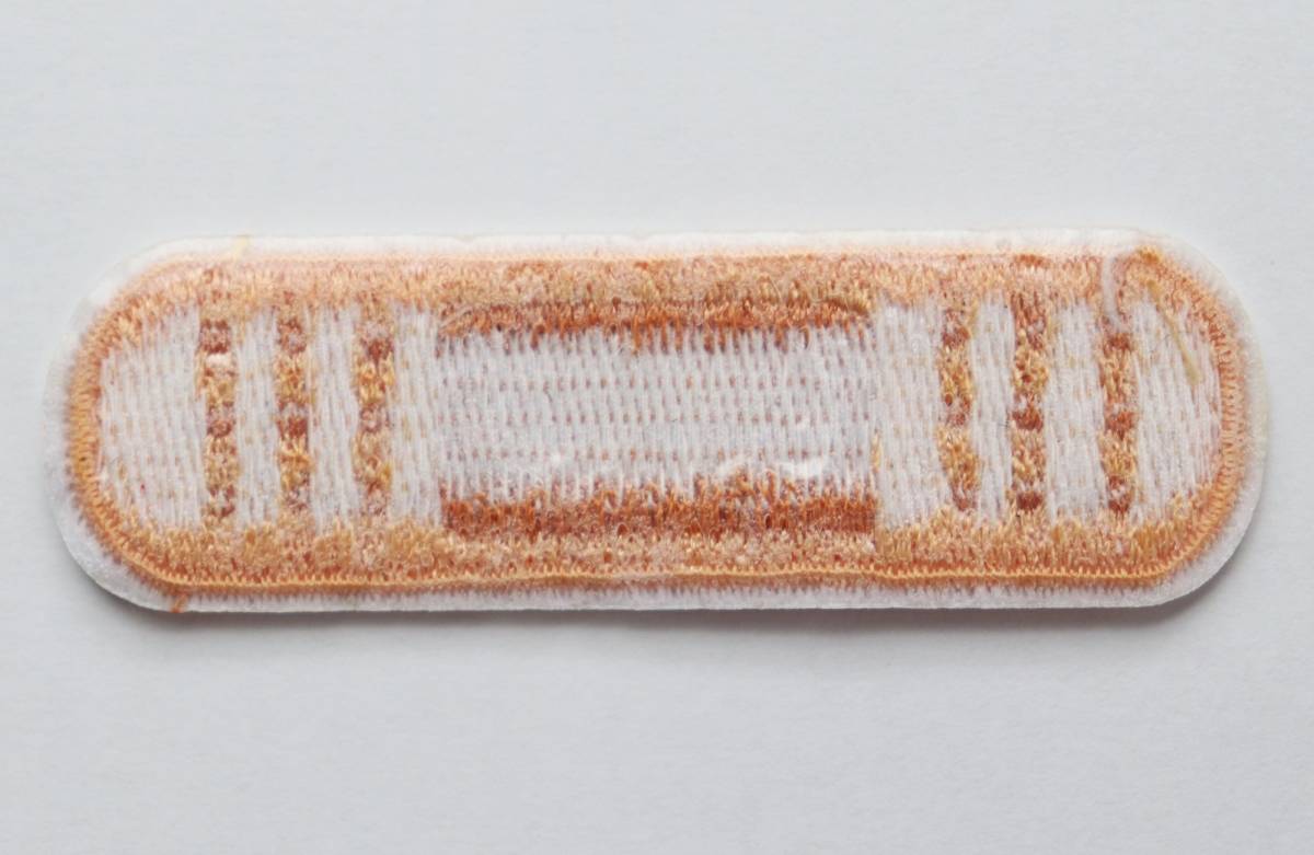 ワッペン 絆創膏 3枚セット アイロン接着 ばんそうこう かわいい刺繍パッチ 説明書（日本語）付き