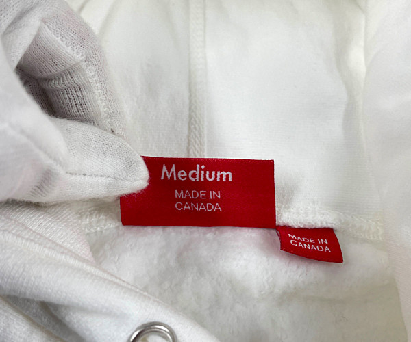 SUPREME シュプリーム 21AW Box Logo Hooded Sweatshirt BOXロゴ スウェットパーカー 白 サイズM 正規品 N80/26702_画像4