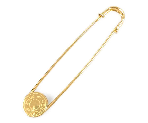 HERMES エルメス セリエ ブローチ ピン ゴールド サイズフリー 正規品