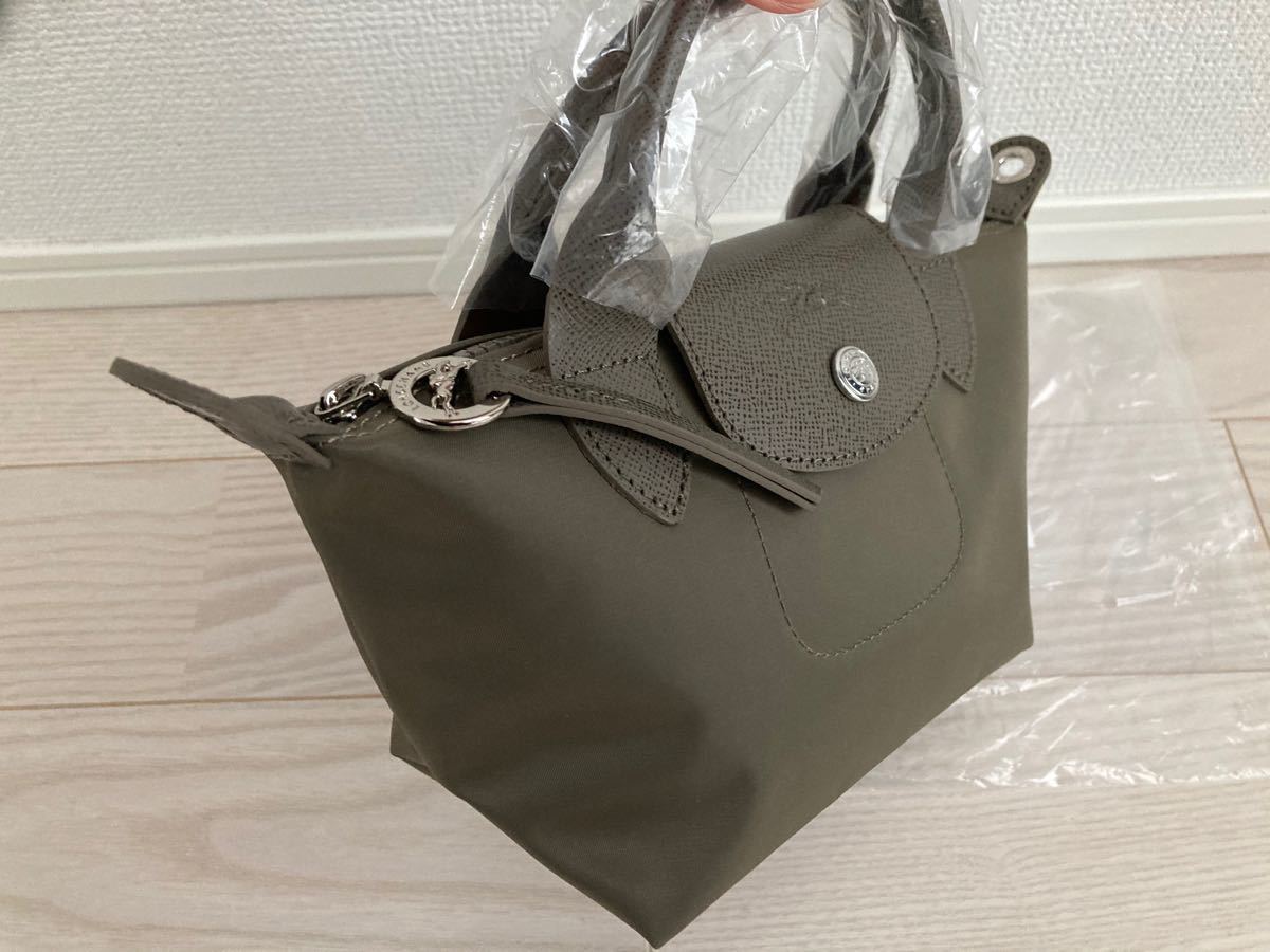 新作新品　LONGCHAMP プリアージュ　ネオ トップハンドルバッグ XS トープ色　2WAY ショルダーバッグ ロンシャン