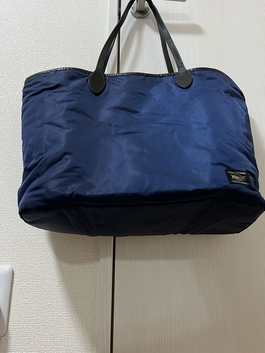 ポーター　Porter トート　ステューシー　stussy 吉田カバン　トート　トートバッグ　肩掛けバッグ　ハンドバッグ　ブルー_画像6