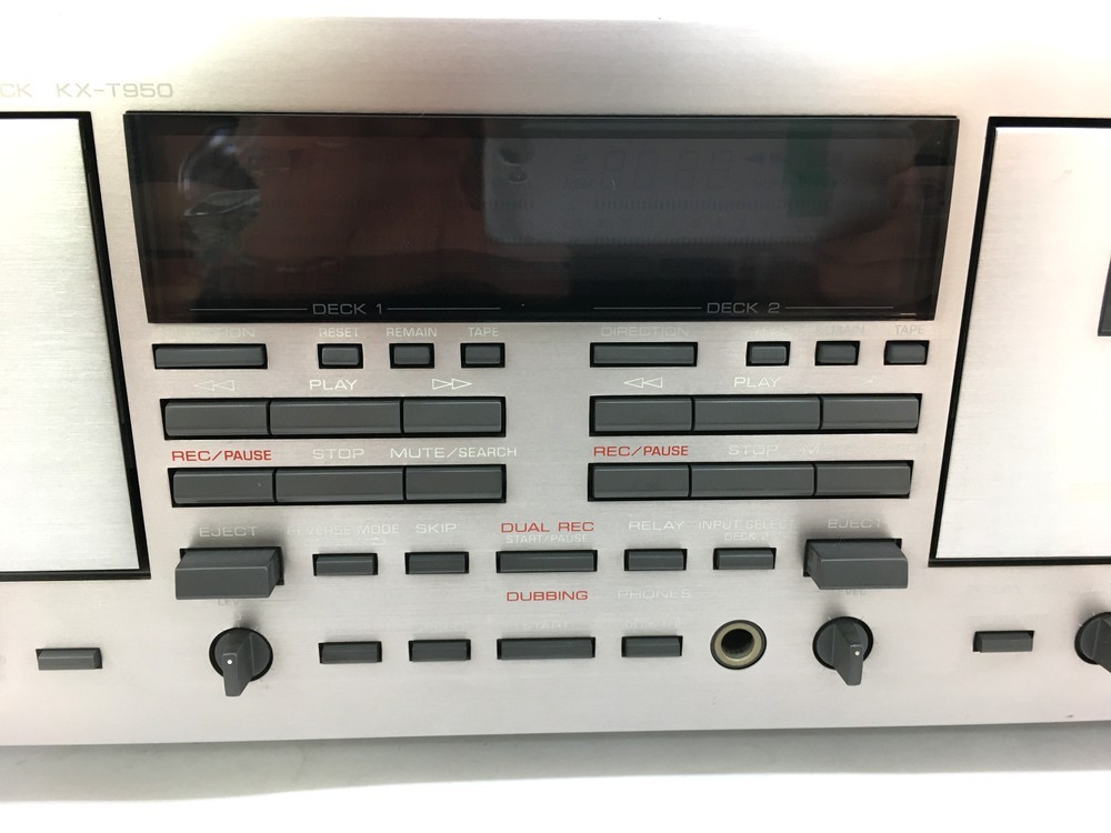 120 品 YAMAHA カセットデッキ KX-T950 1995年製 リモコン付(YAMAHA 