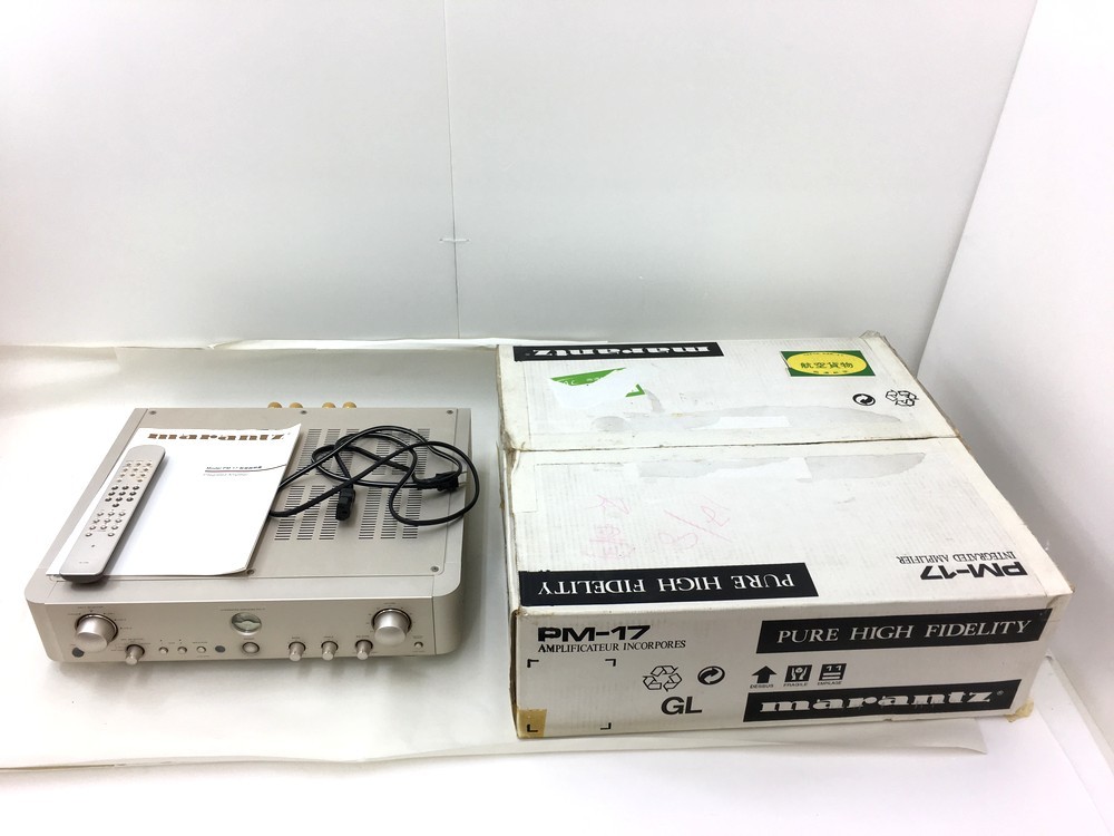 ○【140】品 Marantz マランツ PM-17F プリメインアンプ 日本製
