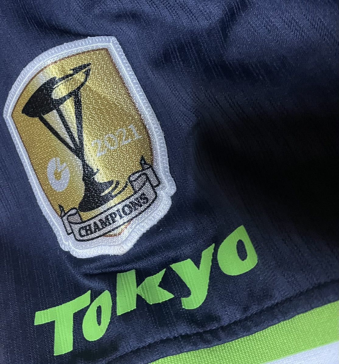 おトク】 東京ヤクルトスワローズ 2021優勝ワッペン付きユニフォーム