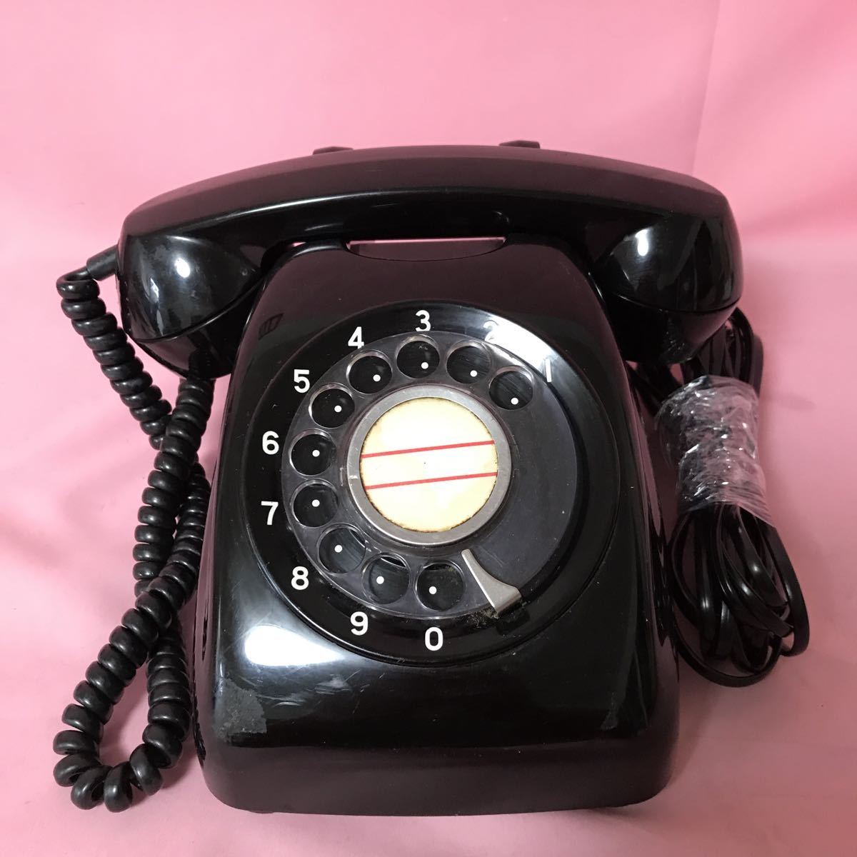 Z-018 黒電話(610ーＡ2 K 83. 6 日本電信電話公社　12.K) ジャンク品　昭和レトロ 現状品