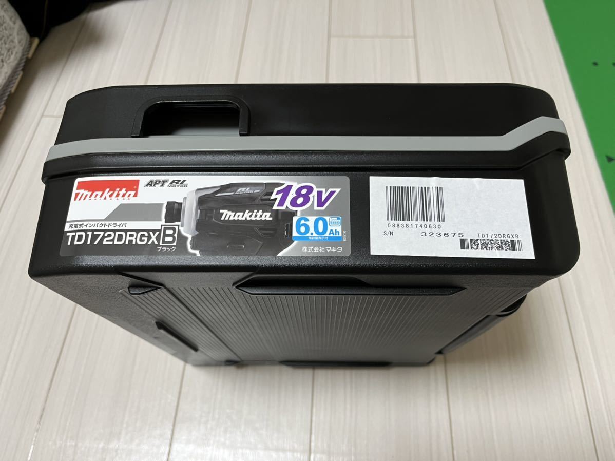 未使用】makita(マキタ) 18V 充電式インパクトドライバー TD172DRGX