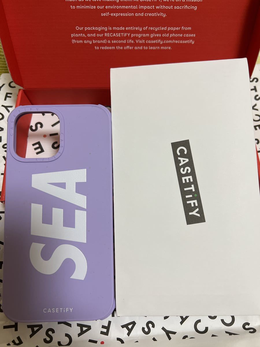 CASETIFY iphone13 PRO MAX WIND AND SEA パープル