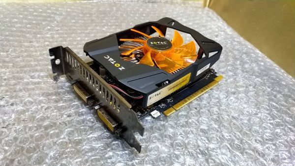 H85 ZOTAC GTX750 1GB 補助電源不要 DVI HDMI PCI-Express グラフィックボード_画像1