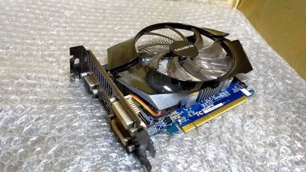 H113 GIGABYTE GTX650 1GB GV-N650OC-1GI DVI HDMI PCI-Express グラフィックボード_画像1