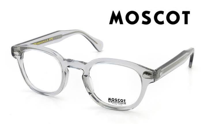 訳あり商品 MOSCOT モスコット　lemtosh レムトッシュ　眼鏡　グレー　フレーム　メガネフレーム セル、プラスチックフレーム