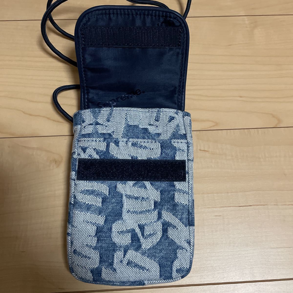 Supreme Jacquard Denim Neck Pouch-