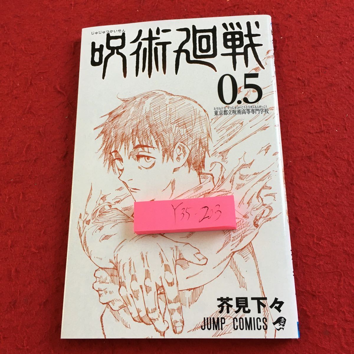 Y35-203 呪術廻戦 0.5 東京都立呪術高等専門学校 芥見下々 ジャンプコミックス 劇場版呪術廻戦0 特典 2021年 東宝 集英社 ネタバレ_傷あり